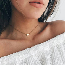 Charger l'image dans la galerie, Collier petit cœur en acier inoxydable