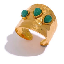 Charger l'image dans la galerie, Bague Esmeralda en acier inoxydable