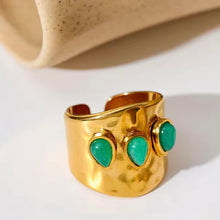 Charger l'image dans la galerie, Bague Esmeralda en acier inoxydable