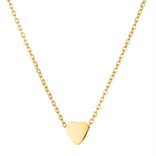 Charger l'image dans la galerie, Collier petit cœur en acier inoxydable