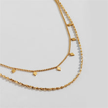 Charger l'image dans la galerie, Collier Duo Epure en acier inoxydable