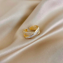 Charger l'image dans la galerie, Bague croisée Celia
