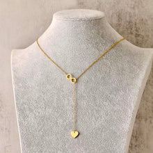 Charger l'image dans la galerie, Collier Amour infini en acier inoxydable