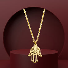 Charger l'image dans la galerie, Collier main de Fatma en acier inoxydable