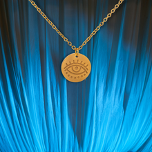 Charger l'image dans la galerie, Collier oeil en acier inoxydable