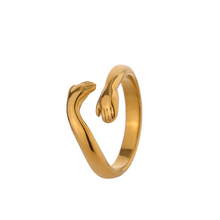 Charger l'image dans la galerie, Bague câlin en acier inoxydable