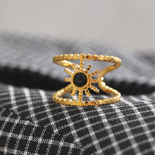 Charger l'image dans la galerie, Bague Sunshine en acier inoxydable