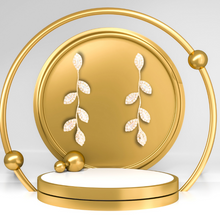 Charger l'image dans la galerie, Boucles d'oreilles pendantes en feuilles