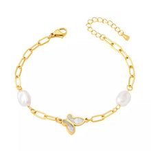 Charger l'image dans la galerie, Bracelet papillon en acier inoxydable