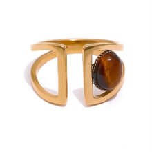 Charger l'image dans la galerie, Bague Sofia en acier inoxydable