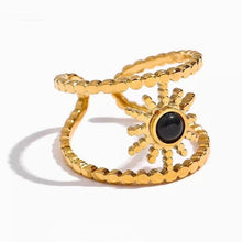Charger l'image dans la galerie, Bague Sunshine en acier inoxydable