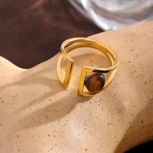 Charger l'image dans la galerie, Bague Sofia en acier inoxydable