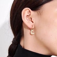 Charger l'image dans la galerie, Mini créoles soleil et lune