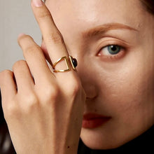 Charger l'image dans la galerie, Bague Sofia en acier inoxydable