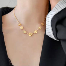 Charger l'image dans la galerie, Collier marguerite en acier inoxydable