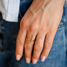 Charger l'image dans la galerie, Bague asymétrique en acier inoxydable