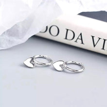 Charger l'image dans la galerie, Boucles d'oreilles pendantes coeur