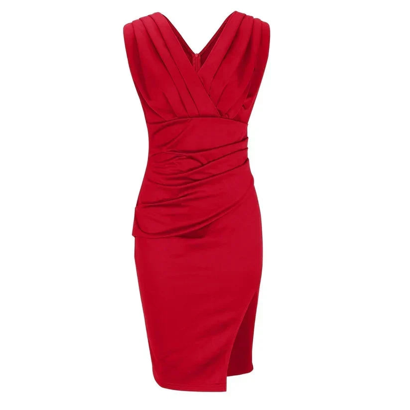 MARGERY | Soft Pleated Midi Dress