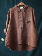FENORA | Collared Everyday Blouse Everyday