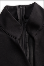 CLARIBEL | Refined Black Midi Dress