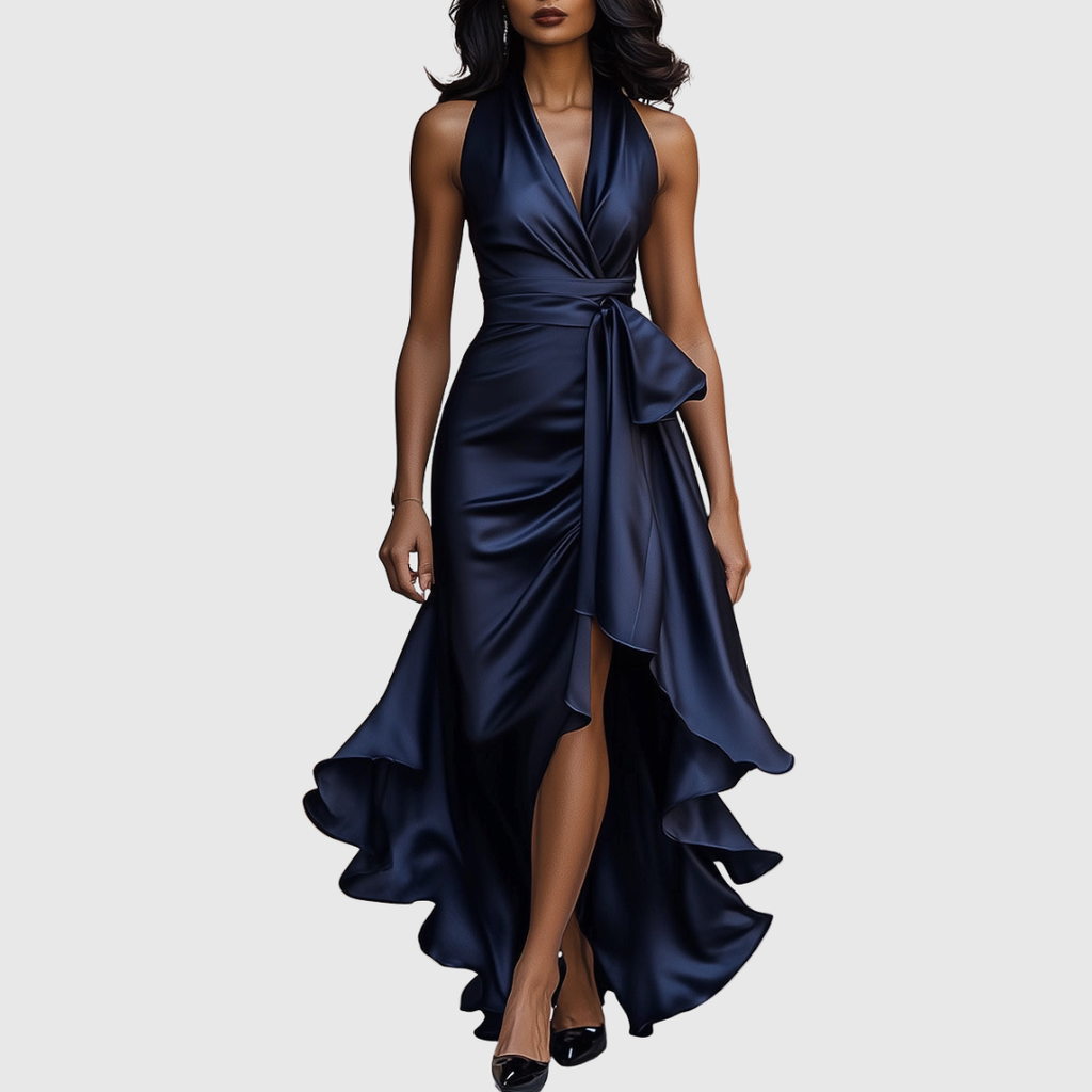 AMELYA | Evening Wrap Maxi Dress