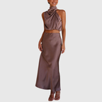 EMILY | Drape Maxi Set