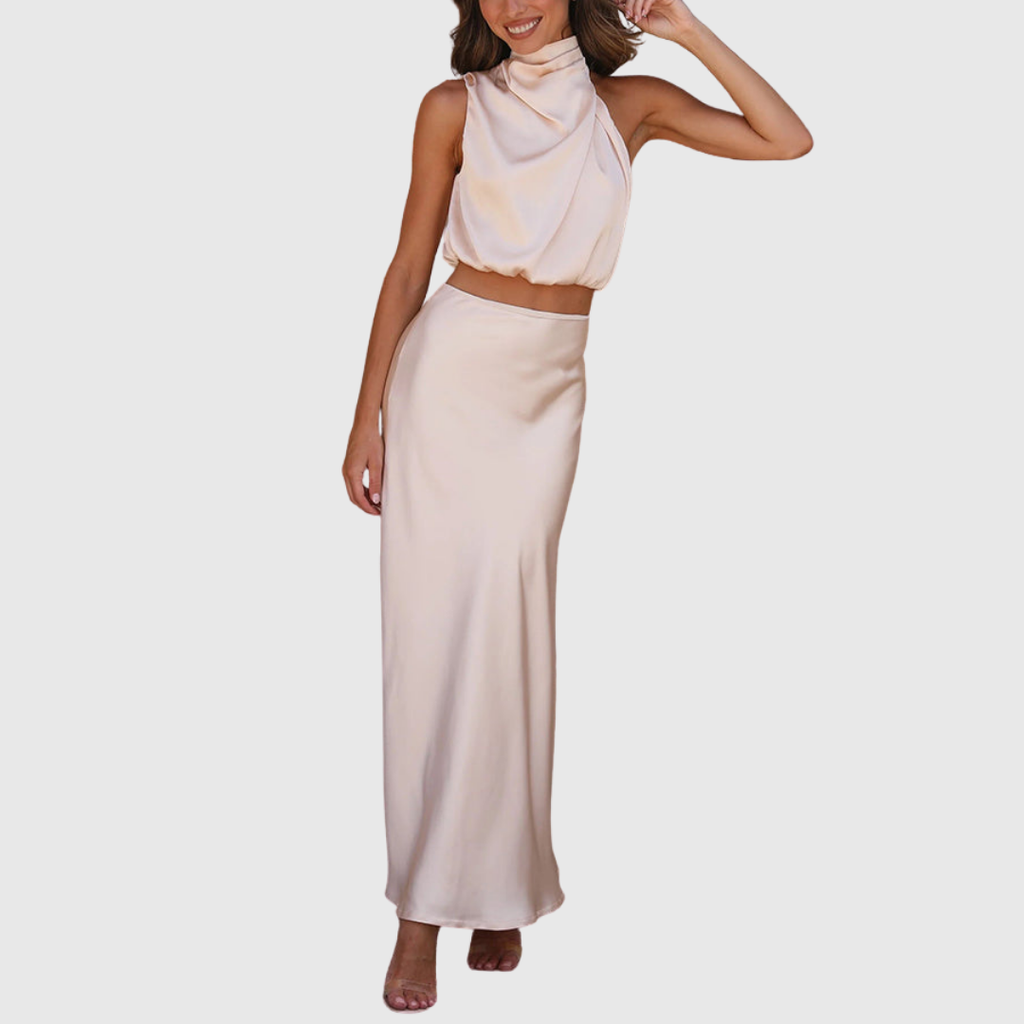 EMILY | Drape Maxi Set