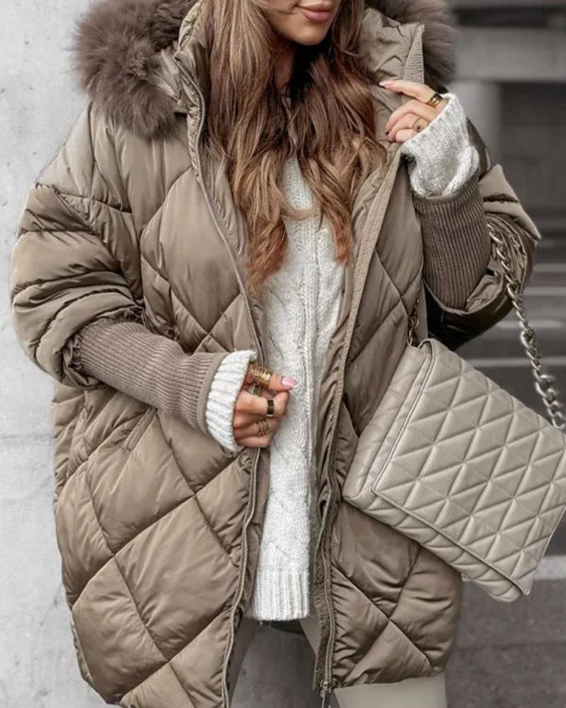 CLEMENCY | Lined Knit Parka