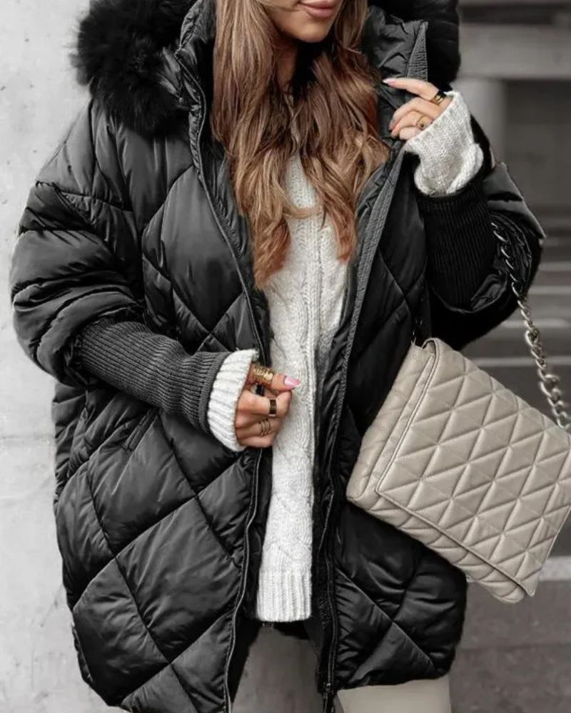 CLEMENCY | Lined Knit Parka