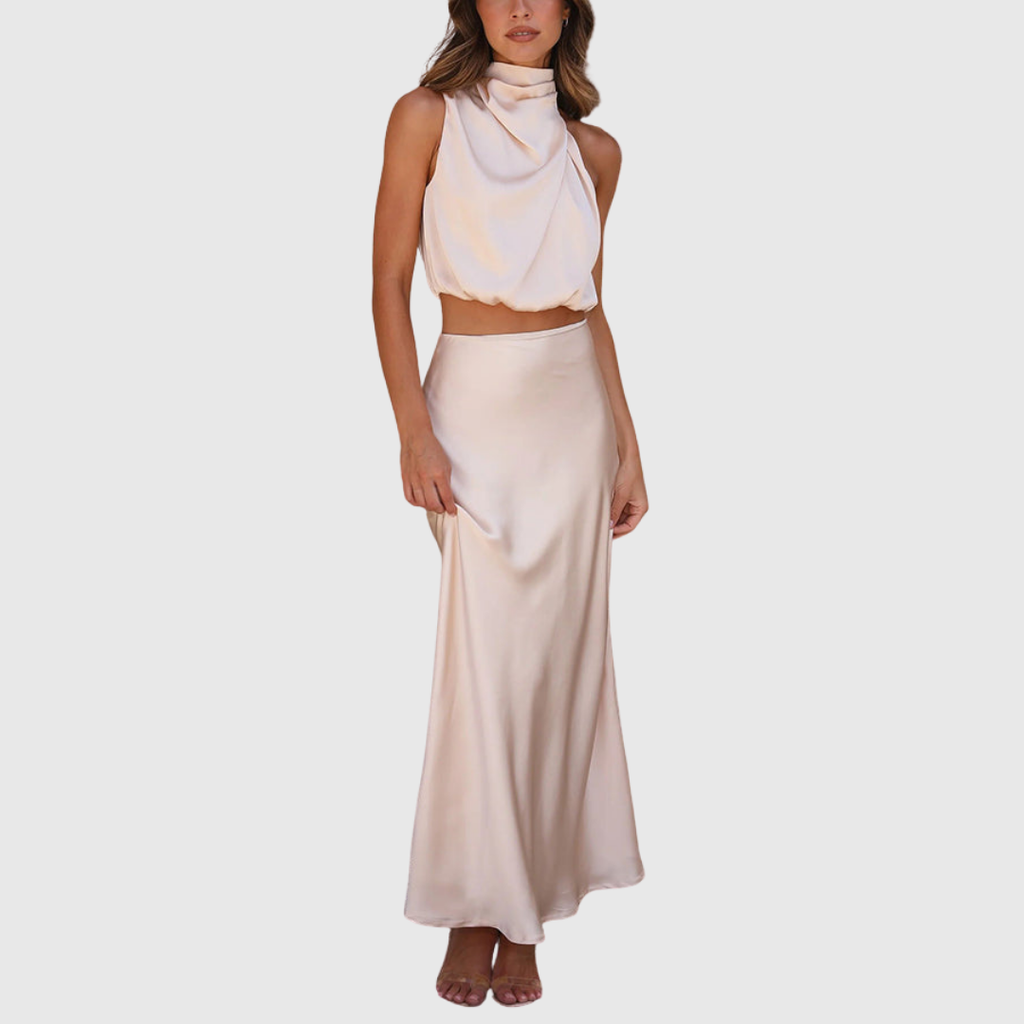 EMILY | Drape Maxi Set