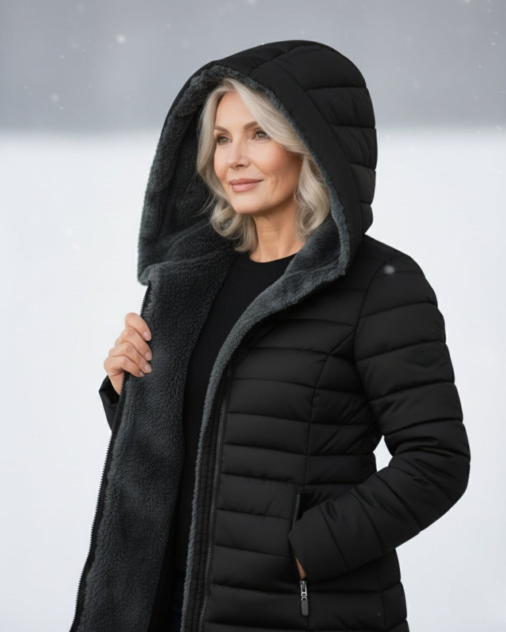 HARRIET | Fleece Lined Puffer Coat