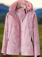 TAURIEL | Leaf Print Windbreaker