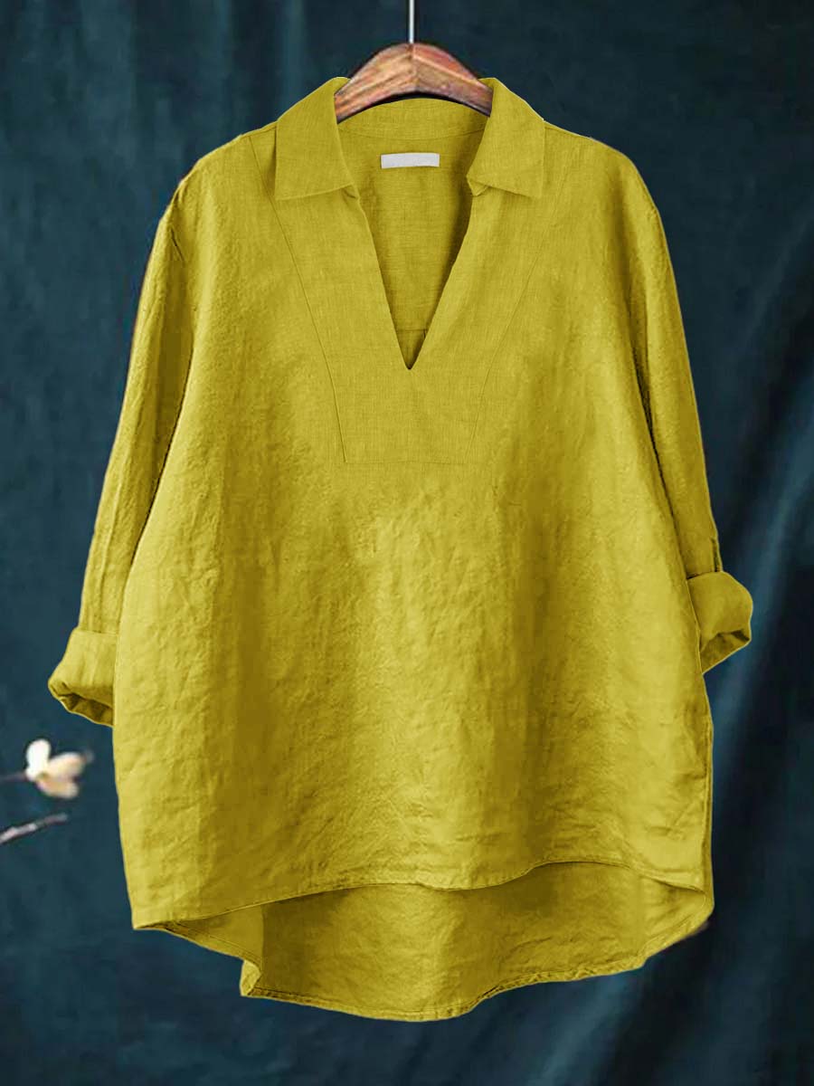 CELESTINE | Collared Everyday Blouse Relaxed