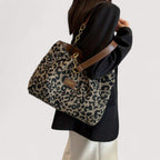 Leopard Canvas Shopping Bag