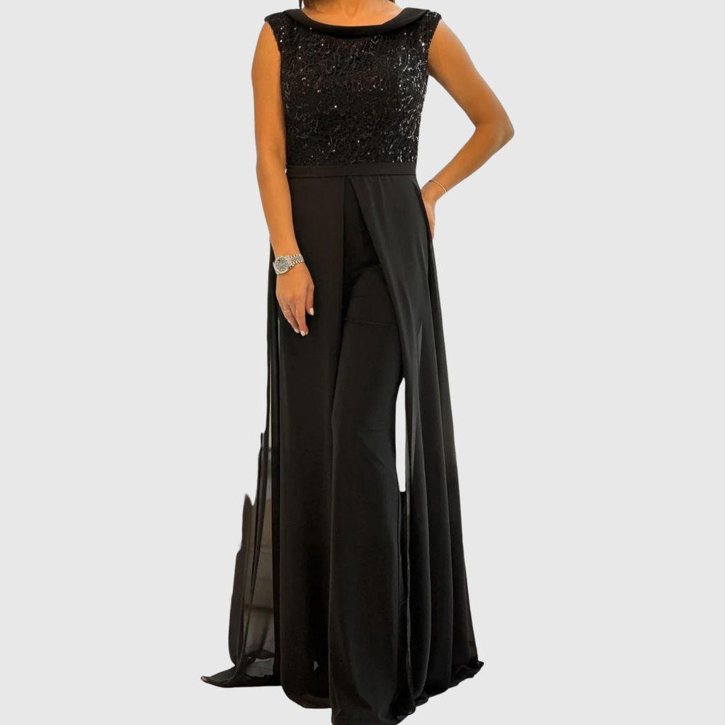 ZORAIDA | Stylish Sleeveless Jumpsuit Dress