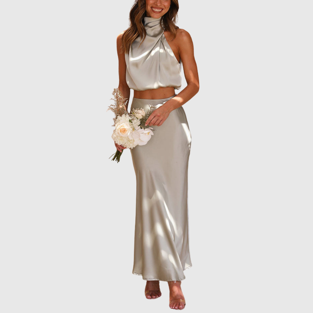 EMILY | Drape Maxi Set
