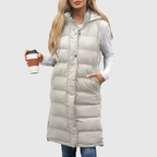 LIFIA | Casual Sleeveless Hooded Vest