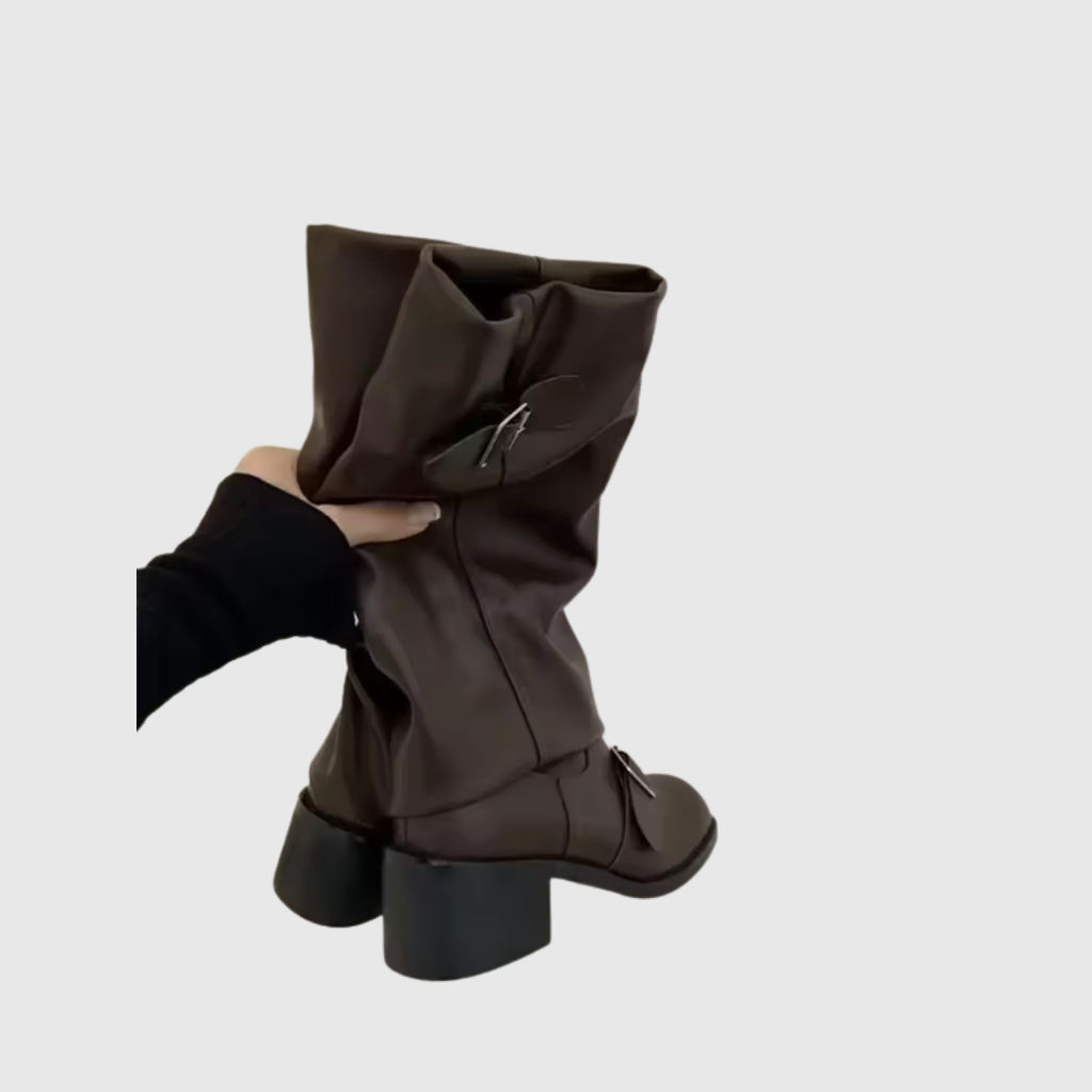 ISOLDEIA | Platform Boots With Straps