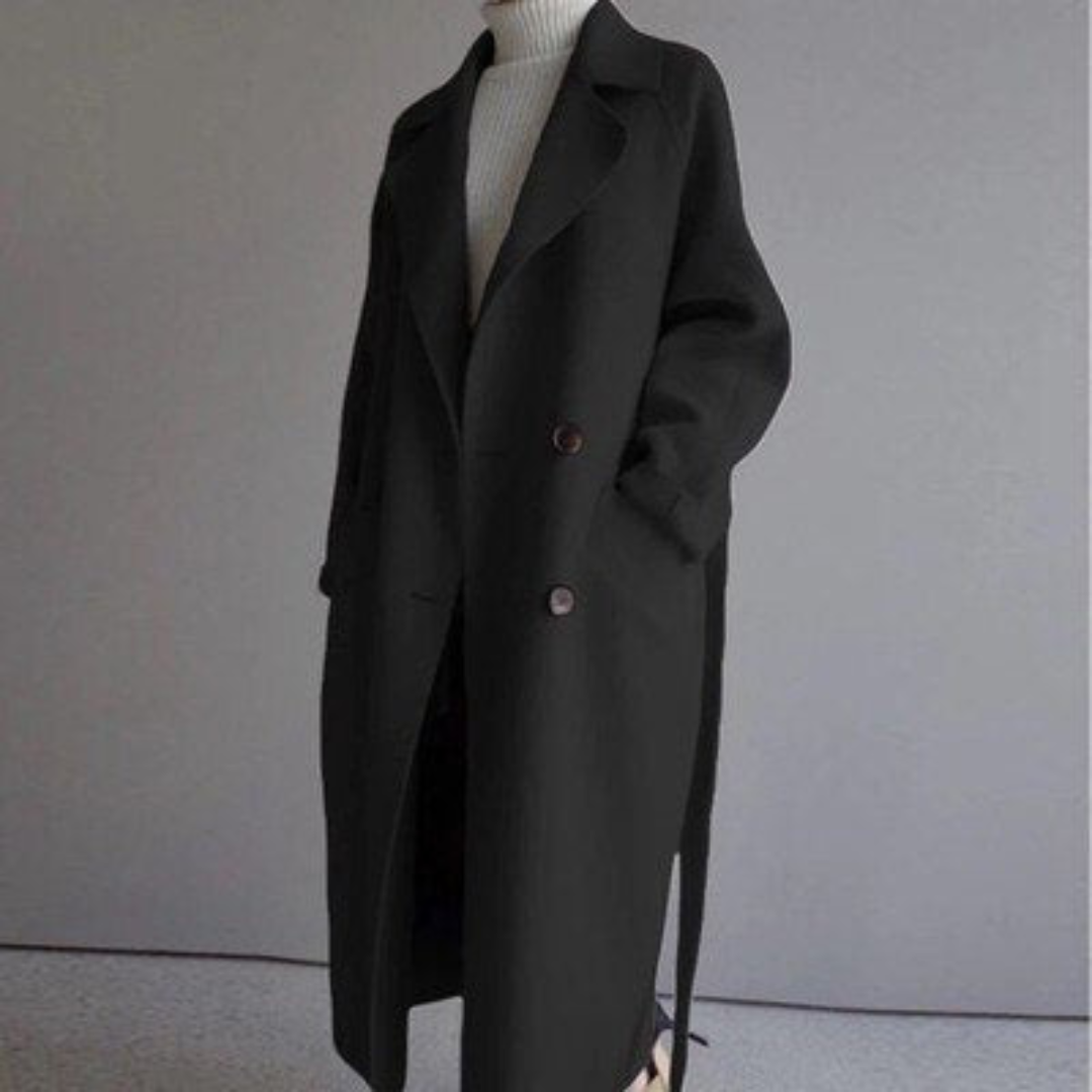 CERYS | Collared Caramel Trench Coat