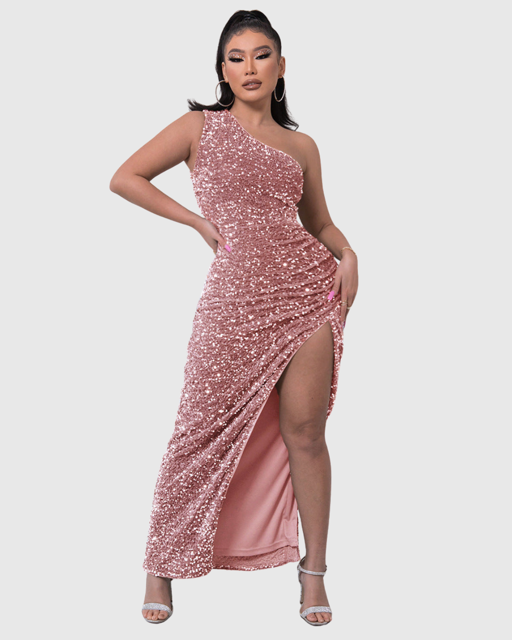 LILLIAN | One-Shoulder Evening Dress