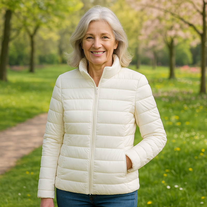 ULLA | White Classic Padded Jacket