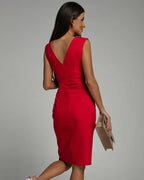 MARGERY | Soft Pleated Midi Dress
