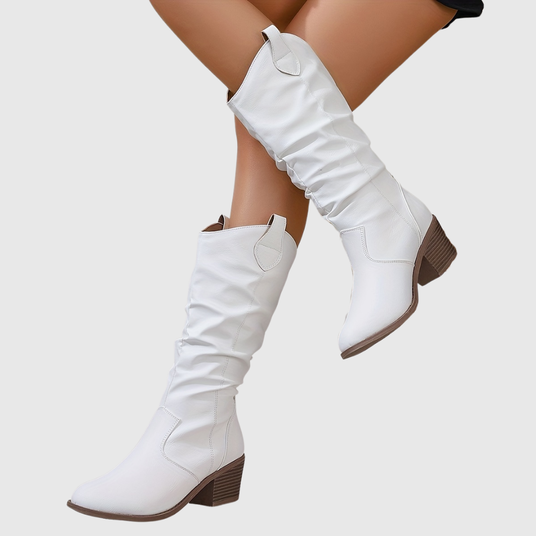 HATTIE | Brown Western Boots