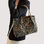 Leopard Canvas Shopping Bag