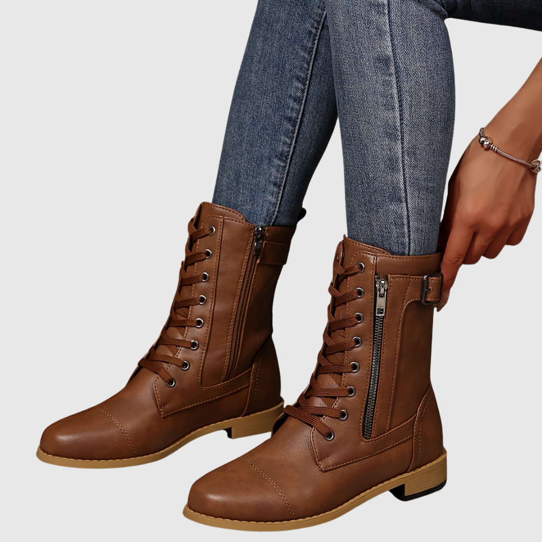 CARMINE | Comfortable Side-Zip Boots