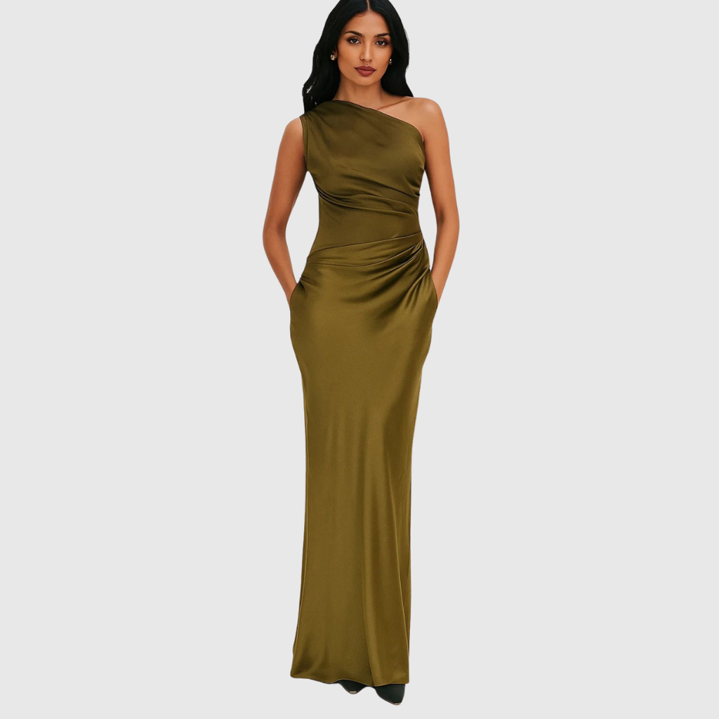 ELARA | Asymmetric Evening Gown