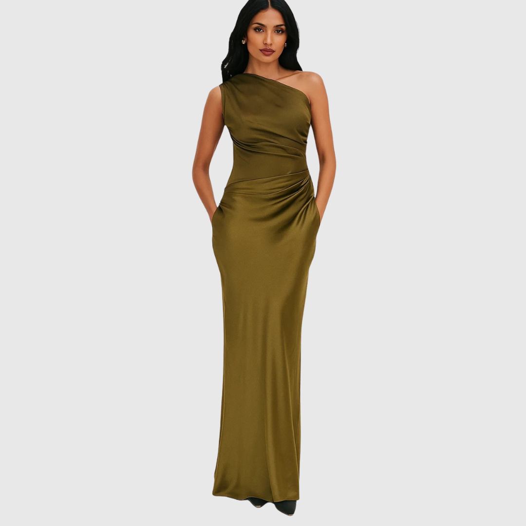 ELARA | Asymmetric Evening Gown