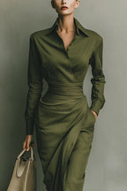 MELIORA | Wrap-Style Maxi Dress
