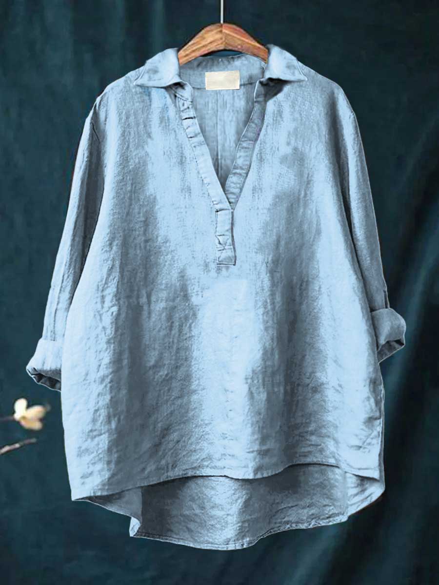 NERINA | Collared Everyday Blouse Textured