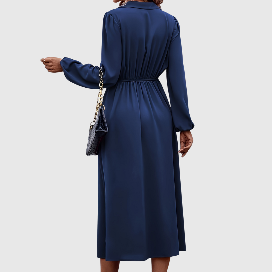 ISLANNA | Twist Front Commuting Dress
